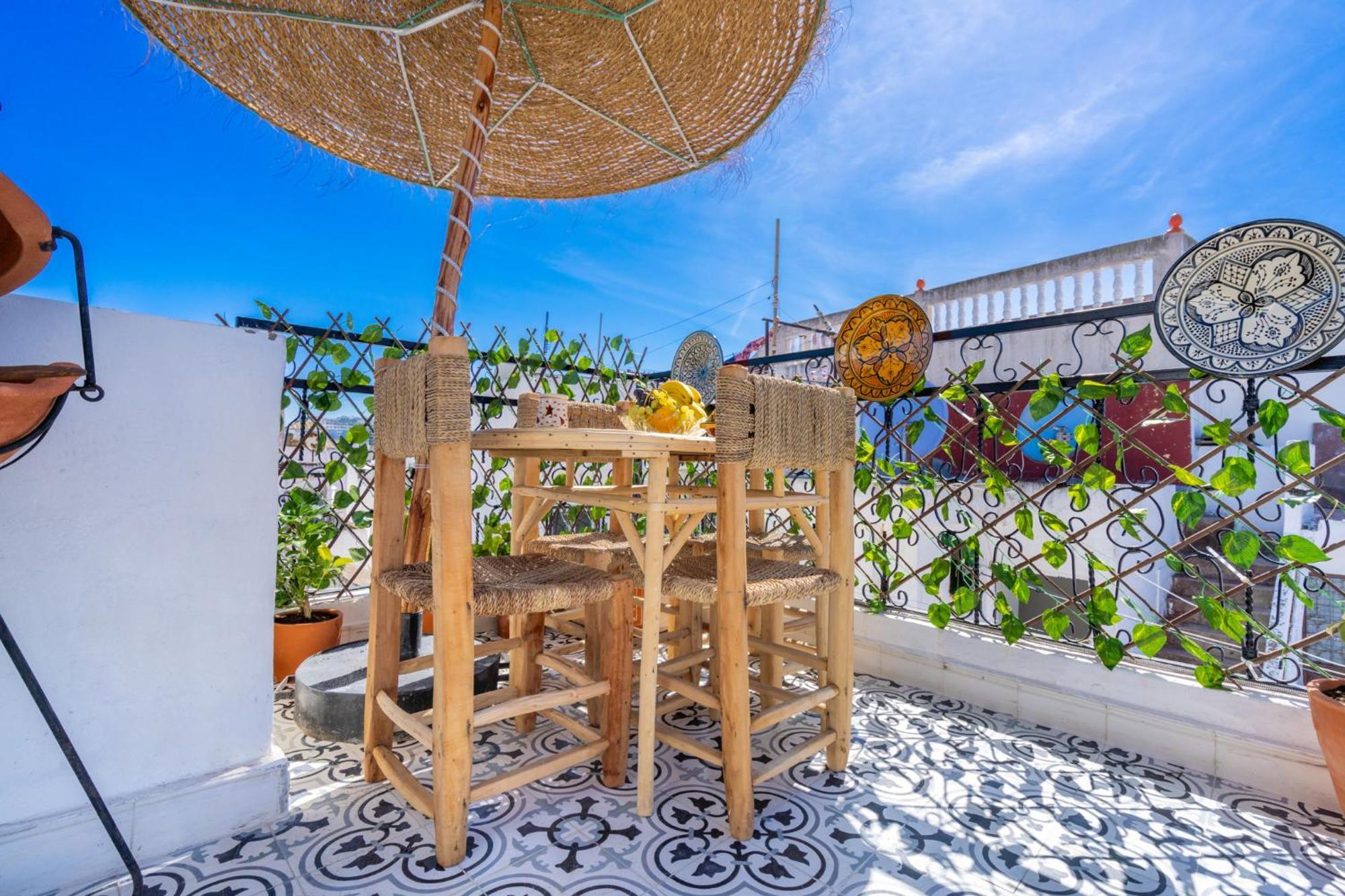 Dar Baba Aziz La Perle De La Medina Villa Tangier Bagian luar foto