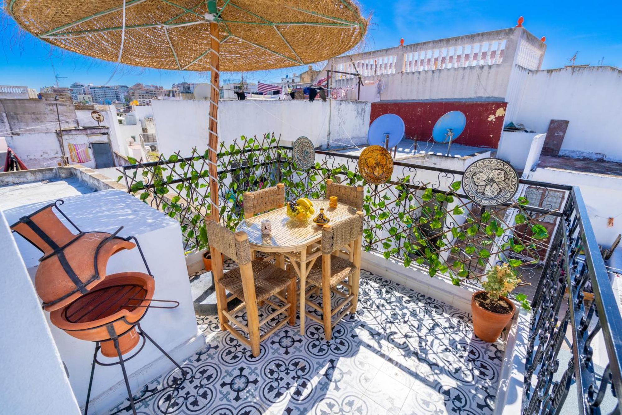 Dar Baba Aziz La Perle De La Medina Villa Tangier Bagian luar foto